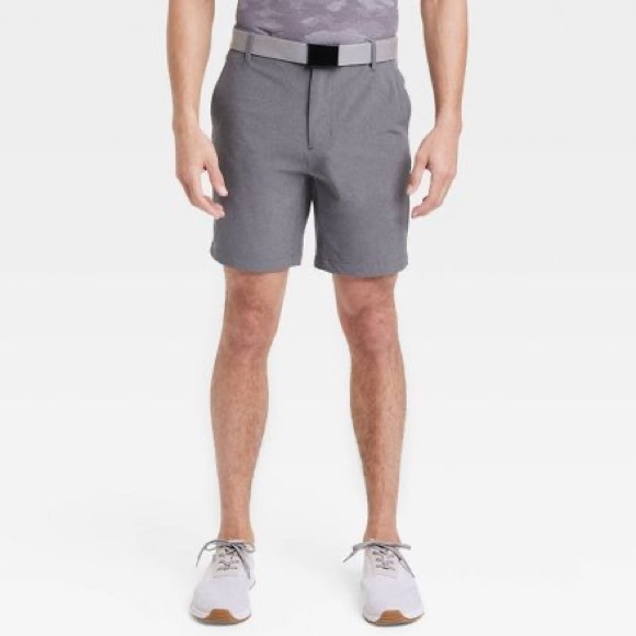 All In Motion Golf Shorts 8" - Heather Gray - Picture 1 of 8